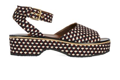 Marni Abstract Print Sandals, front view