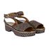 Marni Abstract Print Sandals, side view