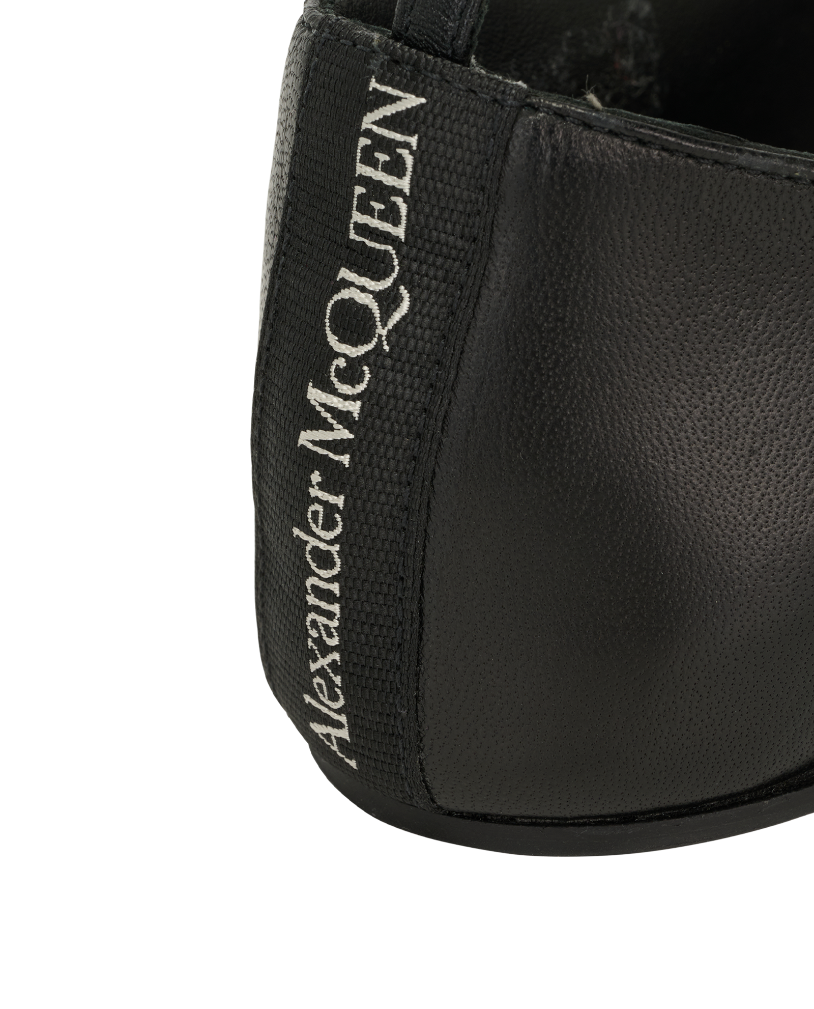 Alexander McQueen Ballet Flats, &pound;220, Shoes, Black, Leather, Other view