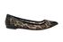 Alexander McQueen Pointy Toe Lace Flats, front view