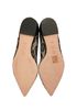 Alexander McQueen Pointy Toe Lace Flats, top view