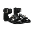 Alexander McQueen Sandals, £150, Shoes, Black, Leather, Side view