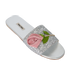 Miu Miu Rose Detail Slip On Sandal, other view