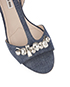 Miu Miu Crystal Embellished Flat Sandals, other view