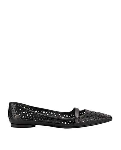 Marc Jacobs Perforated Square Toe Flats, front view