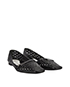 Marc Jacobs Perforated Square Toe Flats, side view