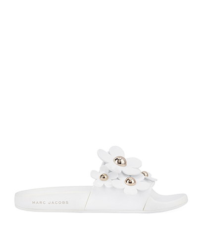 Marc Jacobs Daisy Sliders, front view