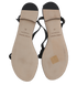Manolo Blahnik Crystal Sandals, top view