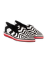 Nicholas Kirkwood Chevron Slip-On Sneakers, side view