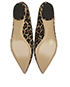 Nicholas Kirkwood leopard print flats, top view