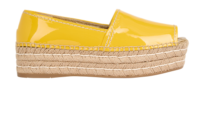 Prada Peep Toe Espadrilles, front view