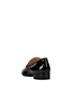 Prada Black Smoking Slipper Flats, back view