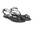 Prada Knot Front Patent Flat Sandals, side view