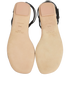 Prada Knot Front Patent Flat Sandals, top view