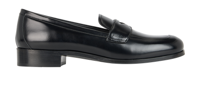 Prada Triangle Loafers, front view