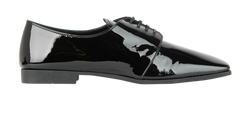 Prada Lace Up Derby Shoes, Patent, Black, UK5, DB, 2*