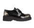 Prada Lace Up Brogues, £220, Shoes, Black, Leather, Front view