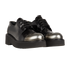 Prada Lace Up Brogues, £220, Shoes, Black, Leather, Side view