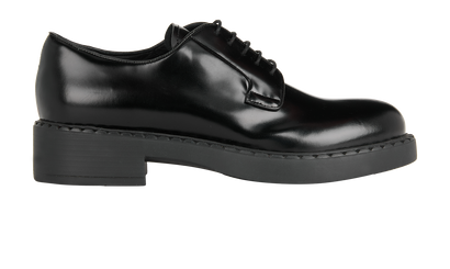 Prada Brushed Derby Shoes, front view