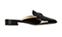 Prada Logo 'Plaque' Slippers, front view