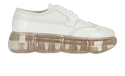 Prada Clear Sole Brogues, front view