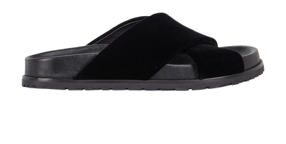 Saint Laurent Jimmy Joan Cross Sandals, front view