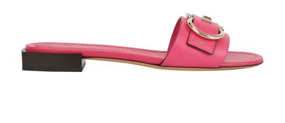 Salvatore Ferragamo Solar Bubble Gum Sandals, front view