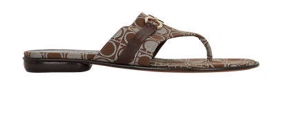 Salvatore Ferragamo Gancini Sandals, front view