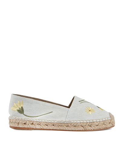 Stella McCartney Embroidered Espadrilles, front view