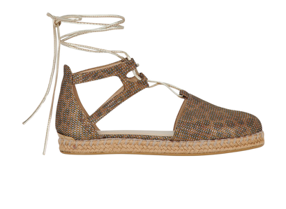 Stuart Weitzman Animal Print Espadrilles, front view