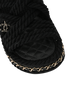 Chanel Rope Mules, &pound;495, Shoes, Black, Fabric, Other view