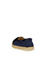 Tod's Navy Espadrille Shoes, back view