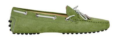 Tod's Suede Driving Loafers, front view