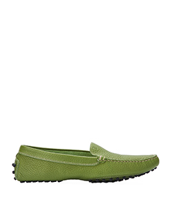 Tod's Gommino Leather Driving Shoes, Leather, Green, B, UK 5