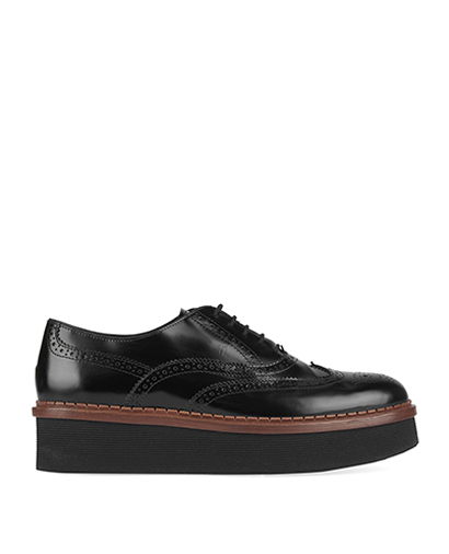 Tod's Leather Platform Brogues, front view