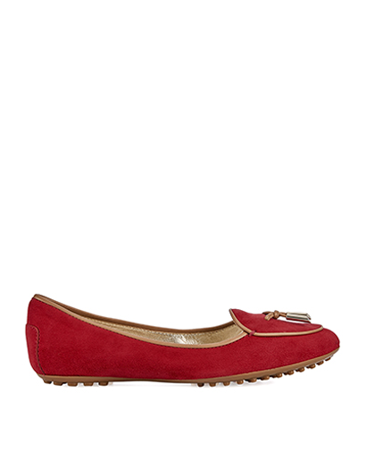 Tod's Tassel Suede Shoes, front view