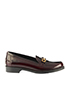 Tod's Brown Moccasin Shoes, front view