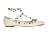 Valentino Rockstud Strappy Flats, front view