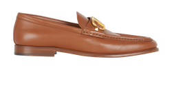 Valentino Vlogo Signature Loafers, Leather, Brown, UK8, B/DB, 3*