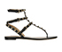 Valentino Rockstud Strappy Sandals, front view