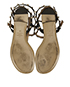 Valentino Rockstud Strappy Sandals, top view