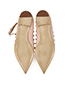 Valentino Double Ankle Strap Ballerinas, top view