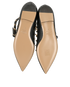 Valentino Rockstud Cage Ballet Flats, &pound;295, Shoes, Black, Leather, Top view