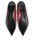 Valentino Rockstud Pointed Toe Ballet Flats, top view