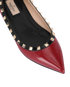 Valentino Rockstud Pointed Toe Ballet Flats, other view