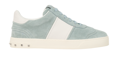 Valentino Garavani Sneaker, &pound;170, Shoes, Blue/White, Leather/Suede, Front view