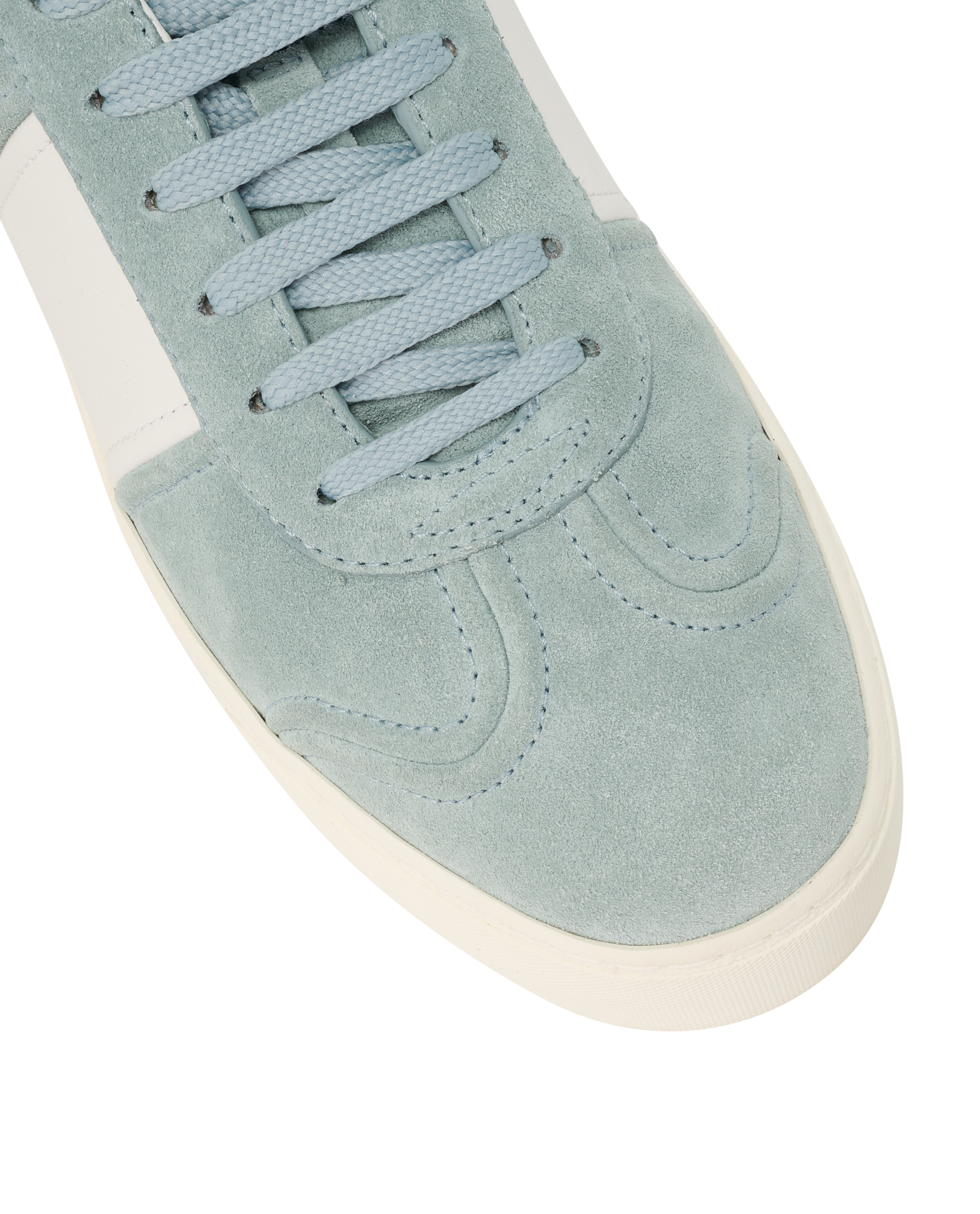 Valentino Garavani Sneaker, &pound;170, Shoes, Blue/White, Leather/Suede, Other view