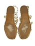 Valentino Torchon Rope Espadrille Sandals, top view