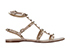 Valentino Rockstud Flat Sandals, front view