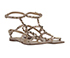 Valentino Rockstud Flat Sandals, side view